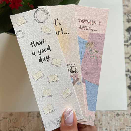 Pack of 3 Illustrated Bookmarks
